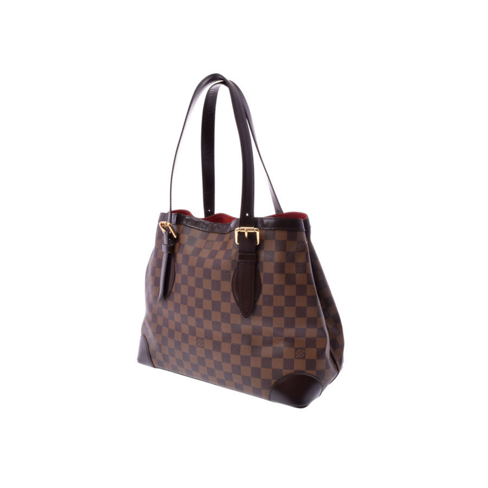 Louis Vuitton Shoulder Bag Damier Brown Ebene Hampstead